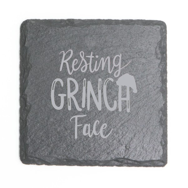 Square Slate Coasters (Christmas)