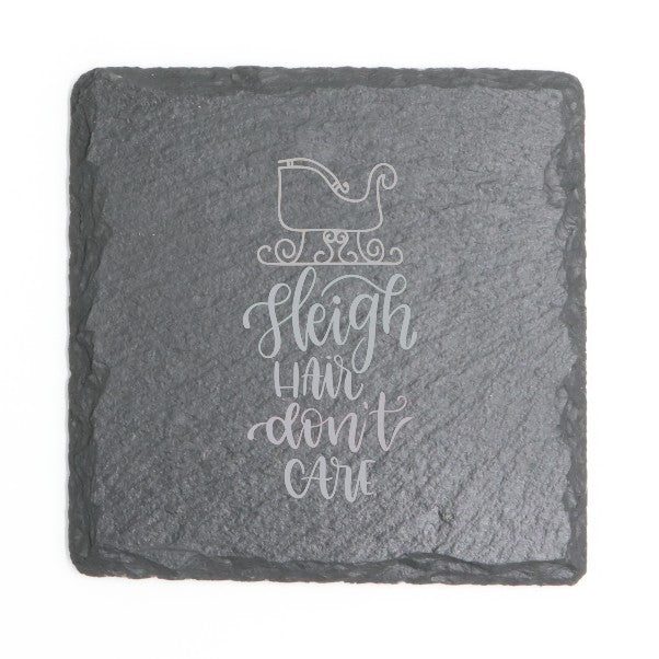 Square Slate Coasters (Christmas)