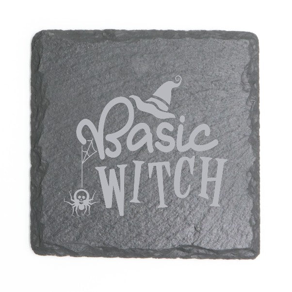 Square Slate Coasters (Halloween)