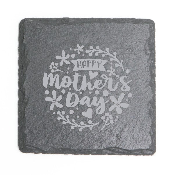 Square Slate Coasters (Mother's Day)