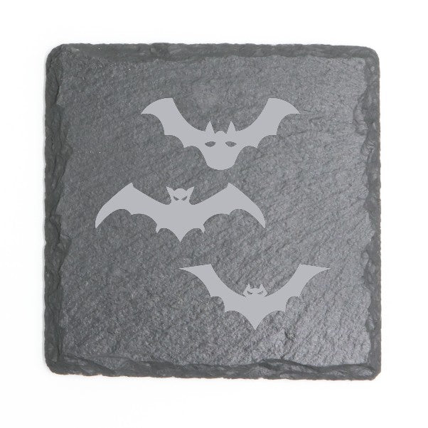 Square Slate Coasters (Halloween)