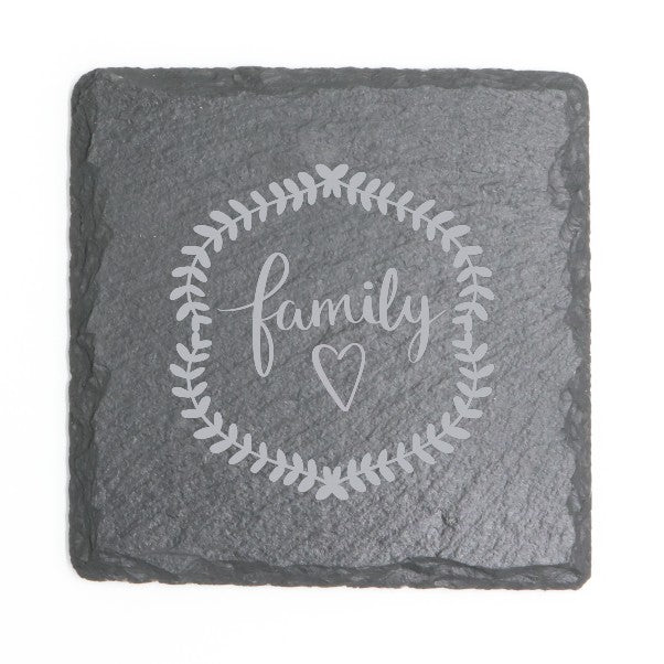 Square Slate Coasters (Home)