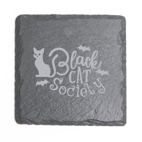 Square Slate Coasters (Halloween)