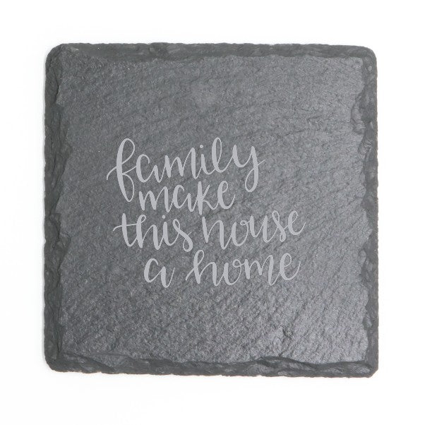 Square Slate Coasters (Home)