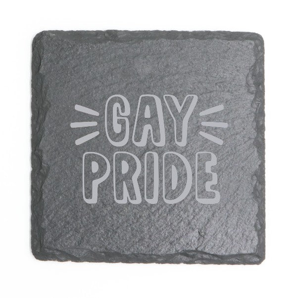 Square Slate Coasters (Pride)