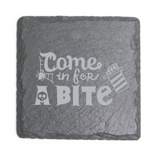 Square Slate Coasters (Halloween)