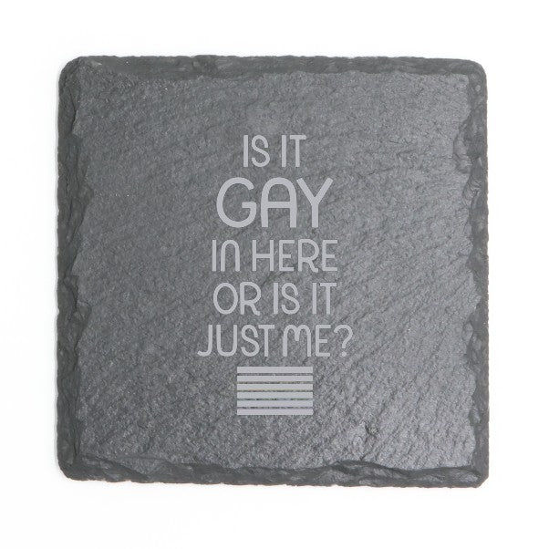 Square Slate Coasters (Pride)