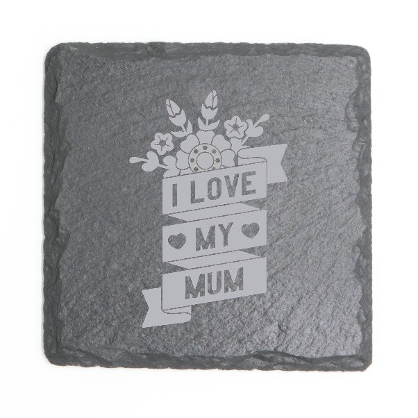 Square Slate Coasters (Mother's Day)