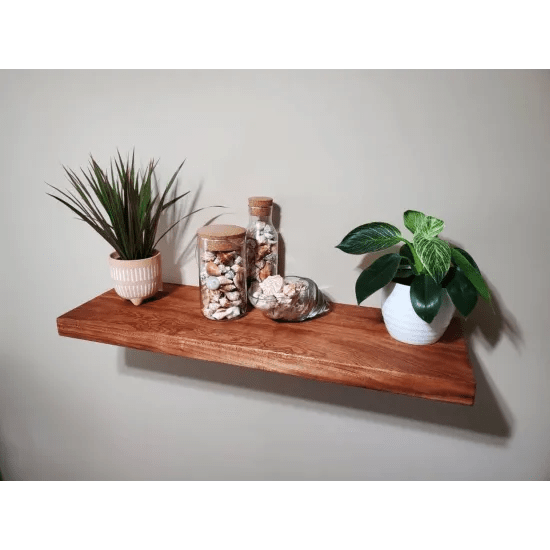 Mahogany Floating Shelf