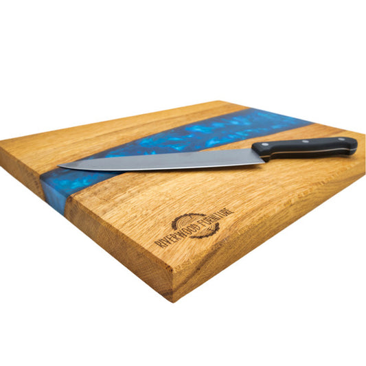 Oak Ocean Blue River Charcuterie Board